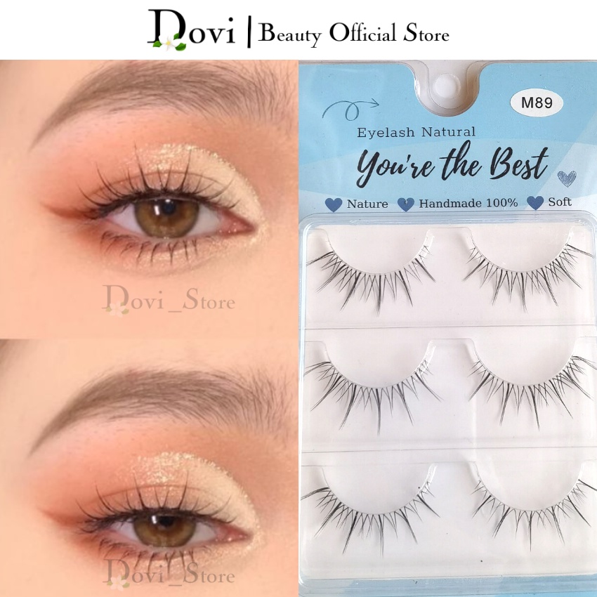 Lông Mi Giả Gân Trong Tự Nhiên Trông Như Mi Thật  từ  Thương Hiệu Dovi