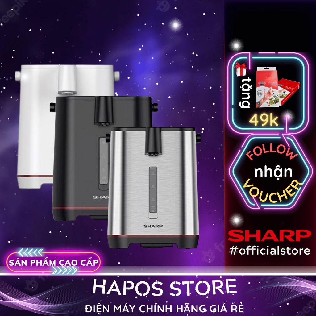 Bình thuỷ điện bơm điện tử Sharp KP-40EBV-ST/BK/WH - HAPOS