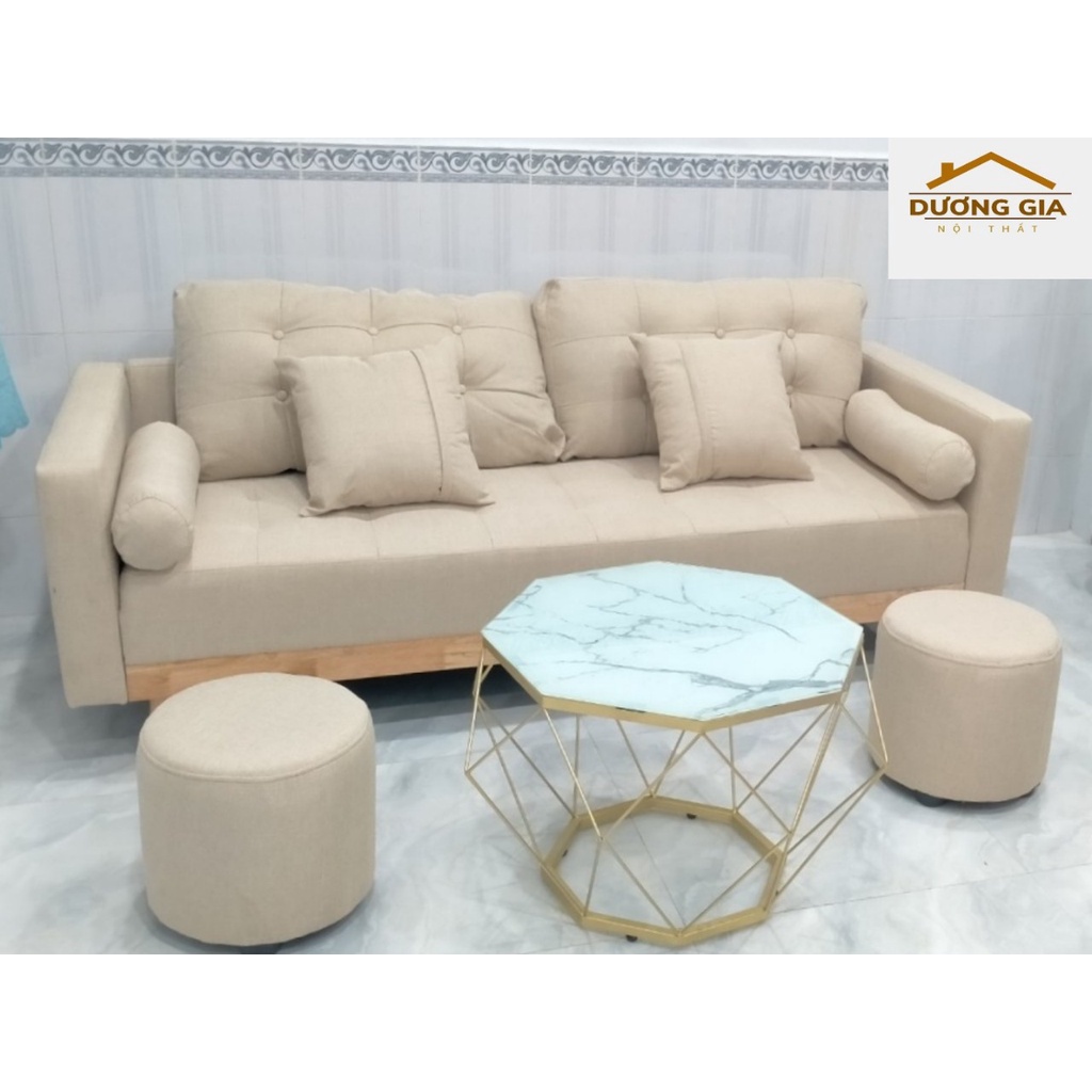 SOFA PHÒNG KHÁCH, SOFA HIỆN ĐẠI TẶNG KÈM 4 GỐI