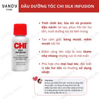 Tinh Chất Dưỡng, Phục Hồi Tóc Chi Infusion