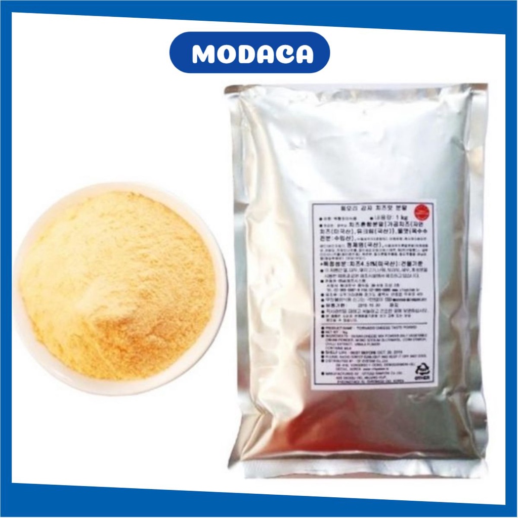 Bột phô mai lắc Hàn Quốc túi 1KG lắc bánh gạo, khoai tây, khoai lang, gà rán, bắp rang MODACA