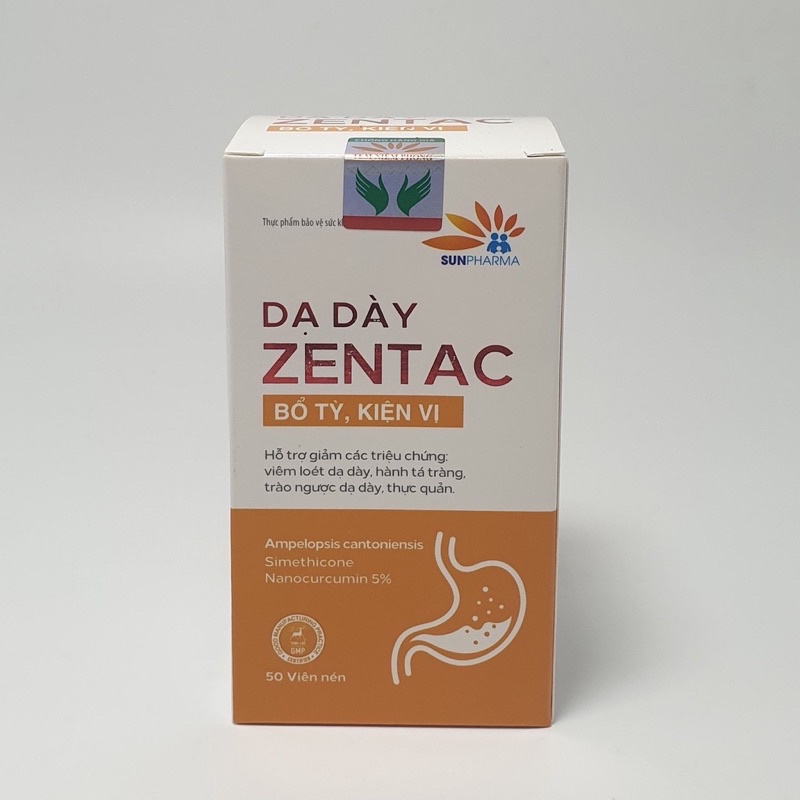 Dạ Dày Zentac bảo vệ dạ dày, làm lành vết loét dạ dày