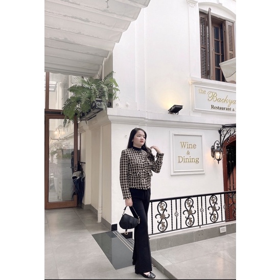 Áo tweed mango szL used