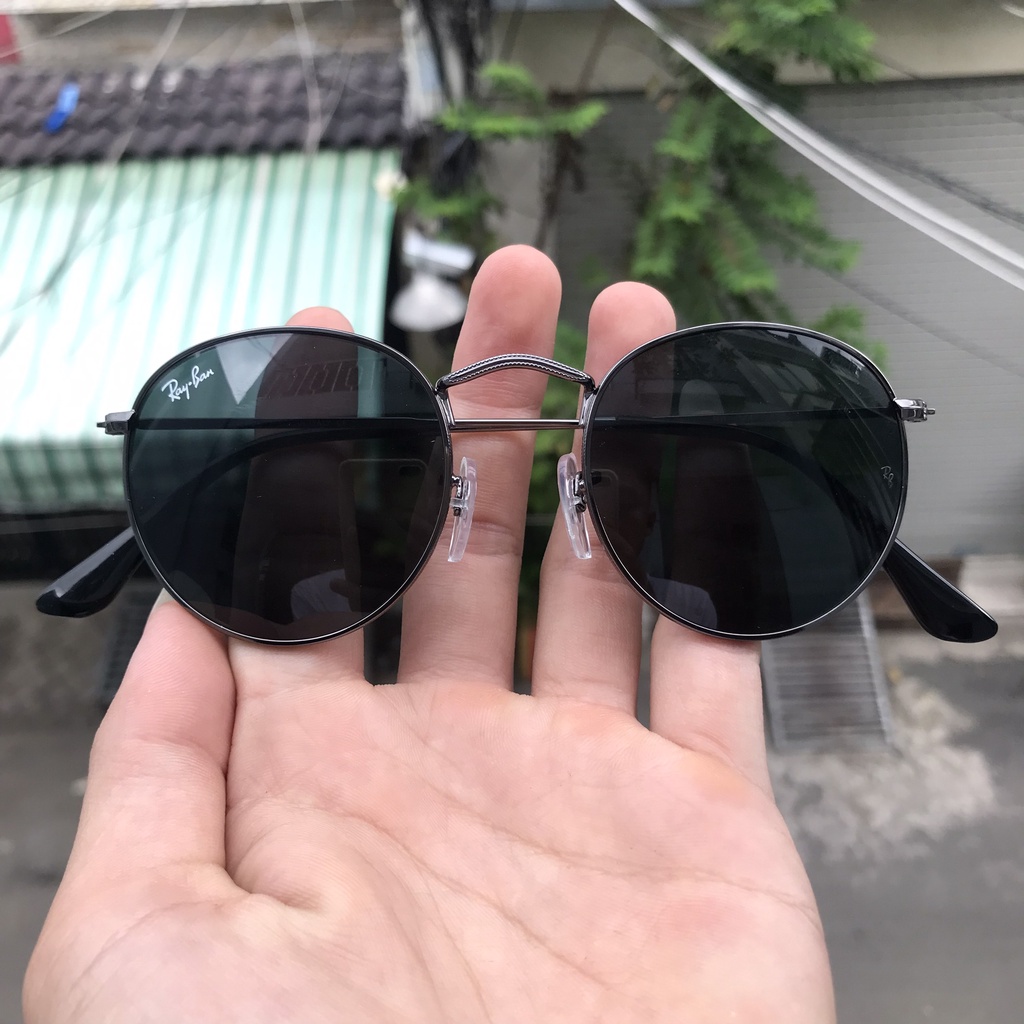 Kính mát 𝘙𝘢𝘺𝘣𝘢𝘯 của Ý, tròng đen, gọng đen. 2nd, chống chói, uv cực tốt. Ảnh thật