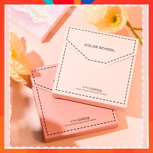 Bảng Phấn Mắt 9 Màu COLOR SCHOOL Vitality Pocket Eyeshadow Palette