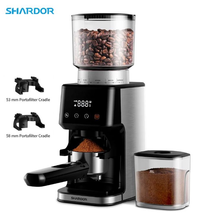 Máy xay hạt cà phê Espresso cao cấp Shardor BD-CG018 Công suất 165W