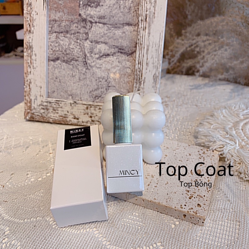 Base, top, cứng móng, kiềm dầu,  Mincy chính hãng  15ml