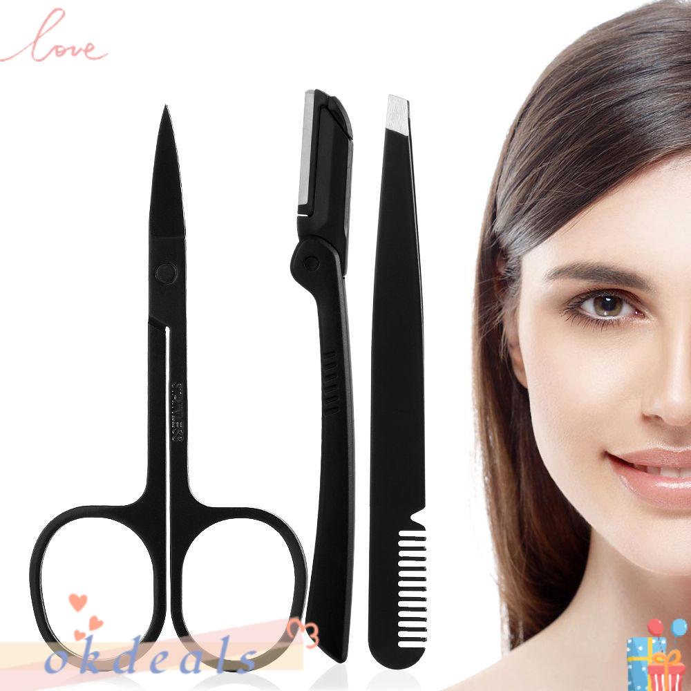 Kéo Cắt Tỉa Lông Mày Bằng Thép Không Gỉ OKDEALS