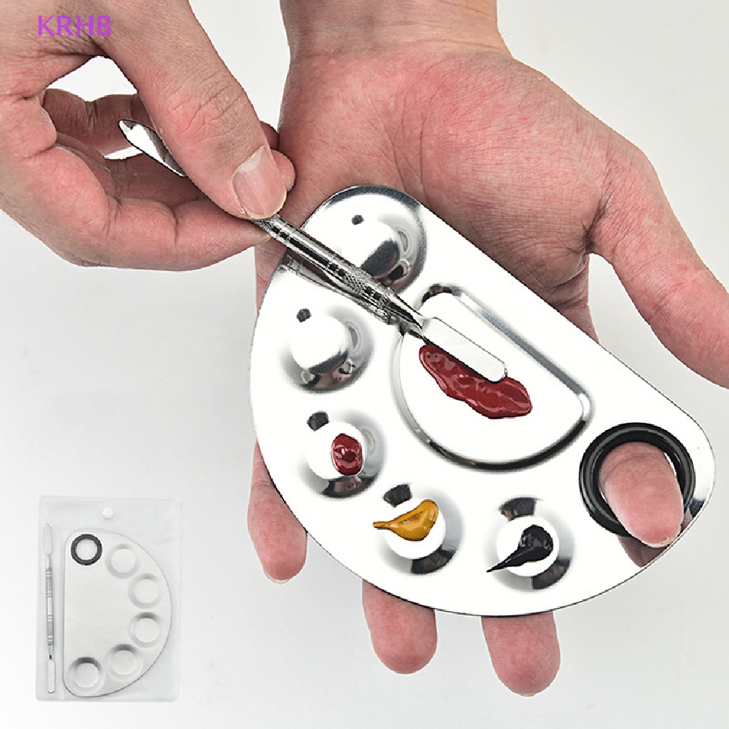 Khay Trộn Màu Sơn Móng Tay Nghệ Thuật Mới