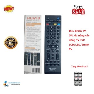 Remote điều khiển tv jvc đa năng tất cả các dòng tivi lcd/led smart tv hàng tốt tặng kèm pin