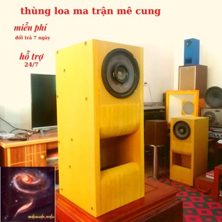 Thùng loa diy ma trận toàn dải 8inch- thiết kế gỗ đẹp,âm thanh chính xác