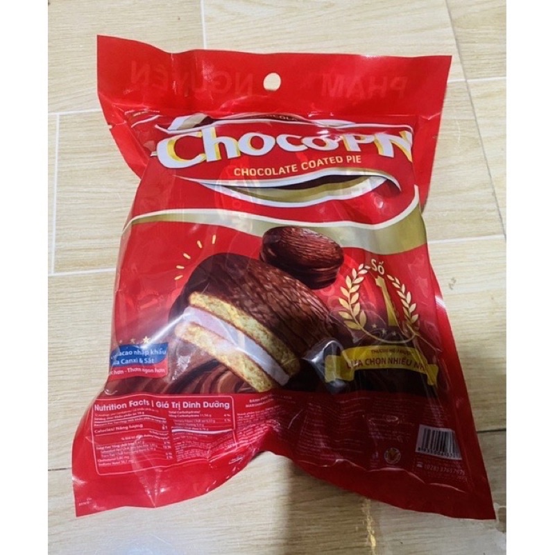 Bánh ChoCoPie Sosof Phạm Nguyên gói 216G bánh lông lan mềm nhân socola ngon