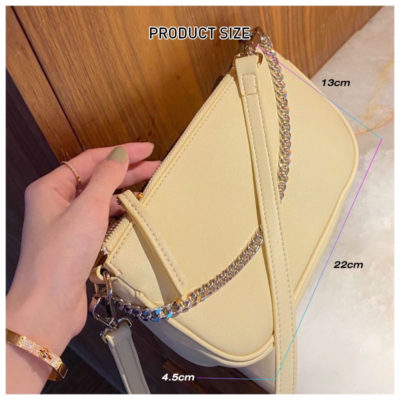 Mischa Túi Đeo Vai Ba Trong Một Bằng Da PU Màu Trơn Thời Trang Thường Ngày