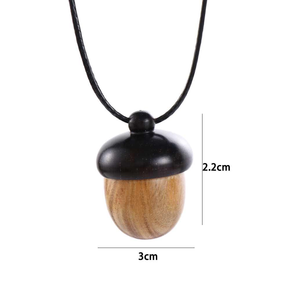 Isita Vòng cổ Bằng Gỗ Mun Hình Hộp Điều Ước Phong Cách Trung Hoa Cá Tính Dành Cho Nữ