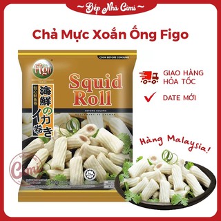 Chả mực xoắn ống figo 500g - viên thả lẩu malaysia - bếp nhà cimi