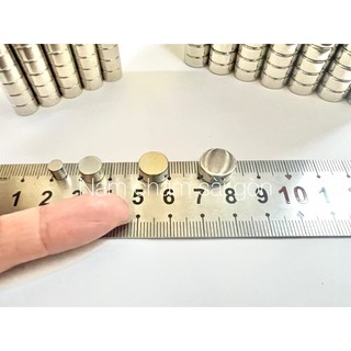 [NCSG] Nam châm viên tròn dày 5mm lực từ N35 (12x5mm, 10x5mm, 8x5mm)