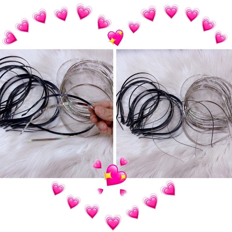 Băng đô ,kẹp tóc trơn làm nguyên liệu HandMade