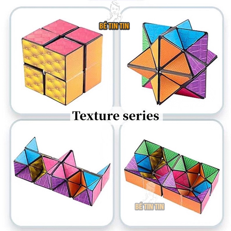 Combo Thỏ đồ chơi, trò chơi Rabbit biết đi, có nhạc và Đồ chơi khối Rubik 3D thay đổi nhiều hình dạng