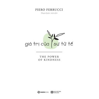 Sách - giá trị của sự tử tế - saigonbooks