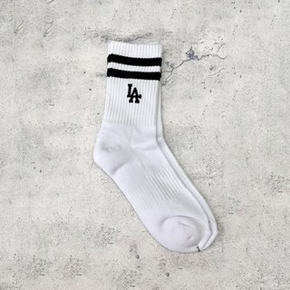 [HÀNG CHÍNH HÃNG] Vớ MLB cổ cao Two Line Small Logo
