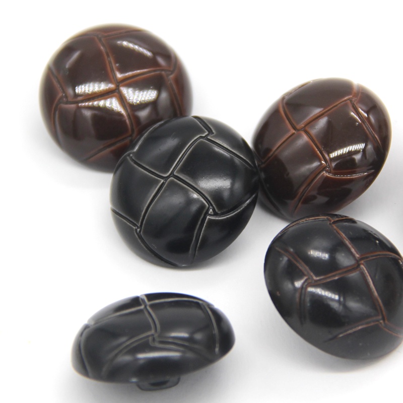 Nút Áo Khoác Giả Da Phong Cách Vintage 15 / 18 / 20 / 23 / 25mm