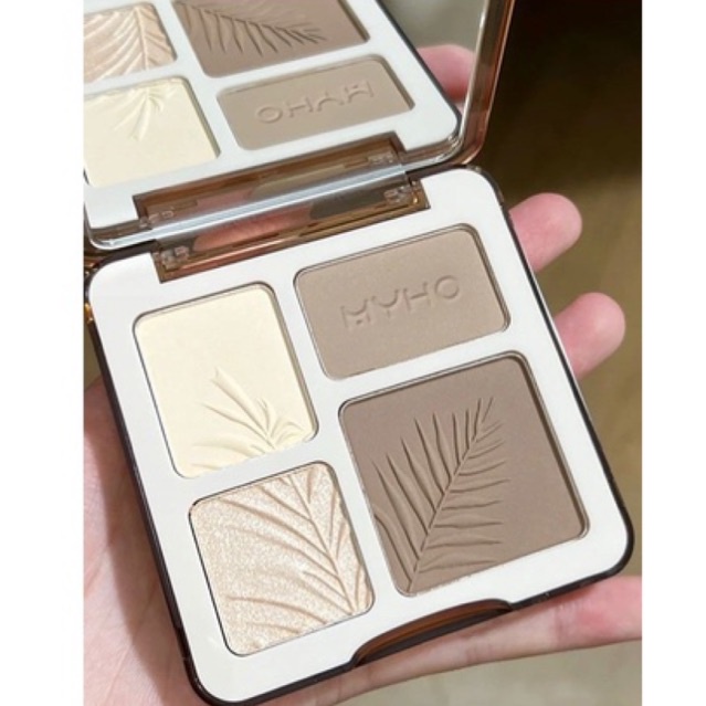 Phấn Tạo Khối & Bắt Sáng Cao Cấp 4 Màu - Contour & Highlight Palette