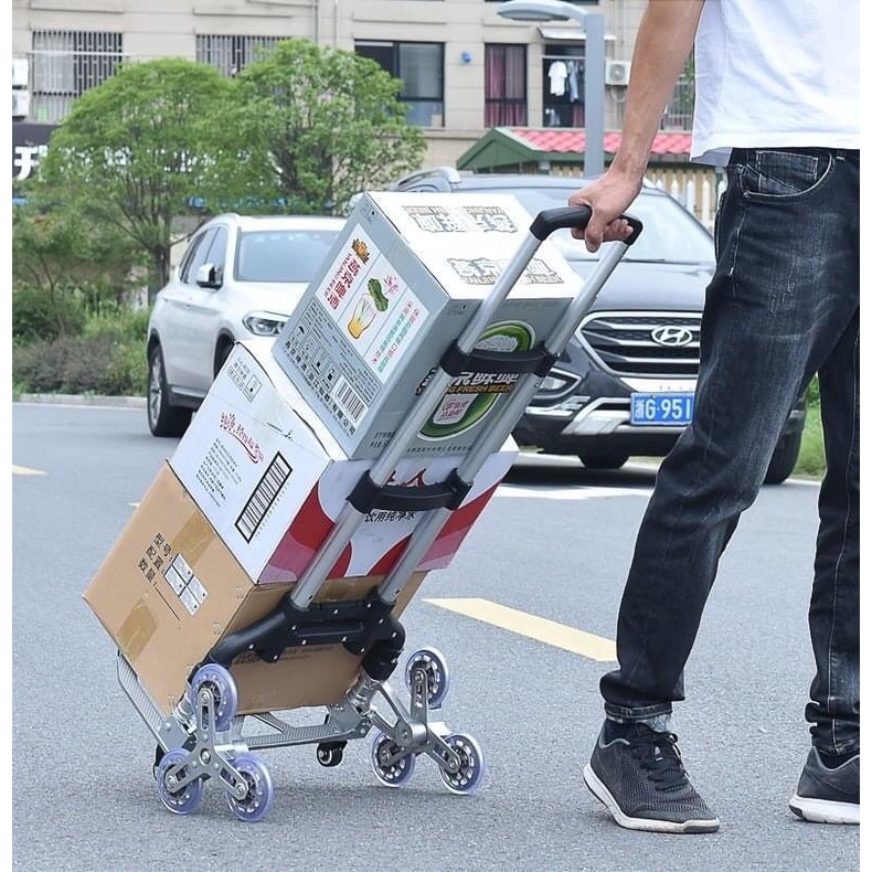 Xe kéo hàng leo cầu thang nhập khẩu XKT06 mới