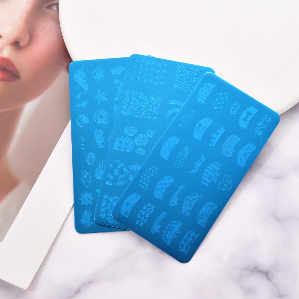 1 Khuôn In Móng Tay Hình Cánh Hoa Lá 11 Phong Cách Tùy Chọn