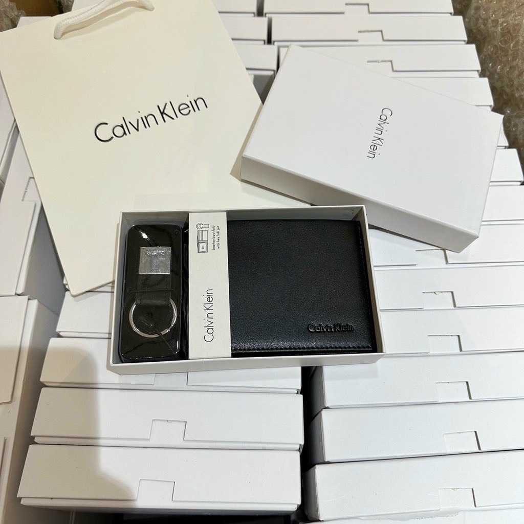 Ví nam kèm móc khoá có ngăn chứa ảnh LEVIS FULL BOX