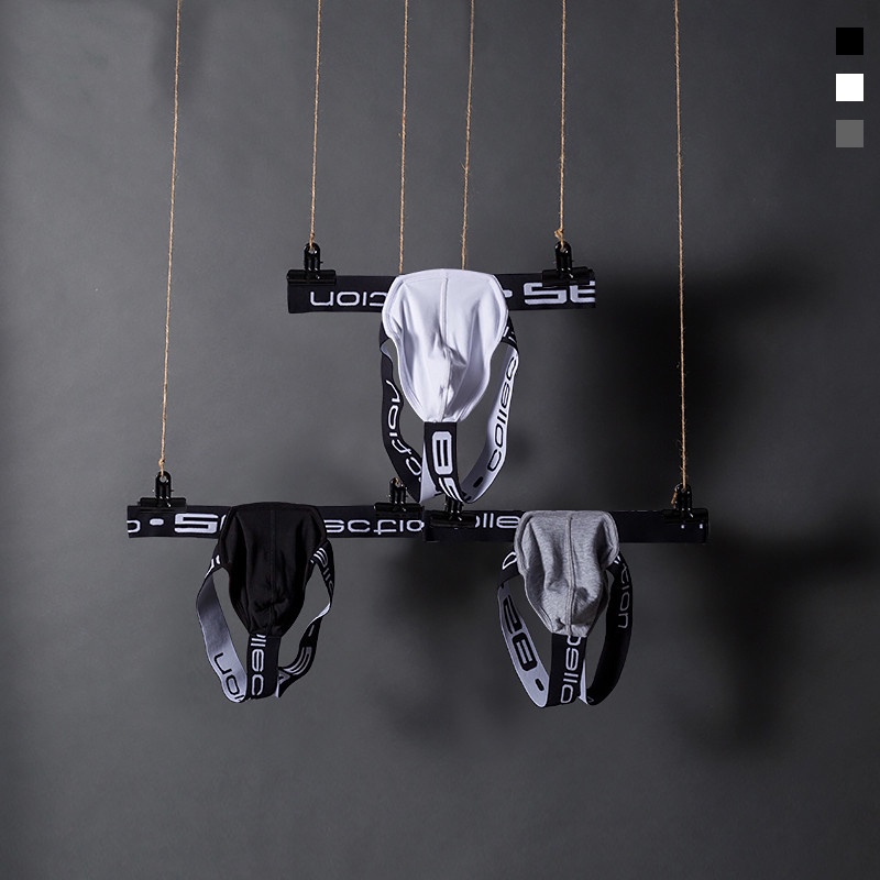 0850 Sexy Quần lót nam Cotton Thấp eo Jockstrap G-String Thongs Thoáng khí Nhanh khô Gay Bikini Quần lót
