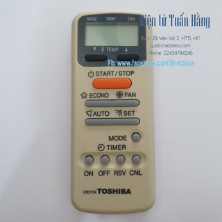 Điều khiển điều hoà Toshiba-Điều khiển từ xa