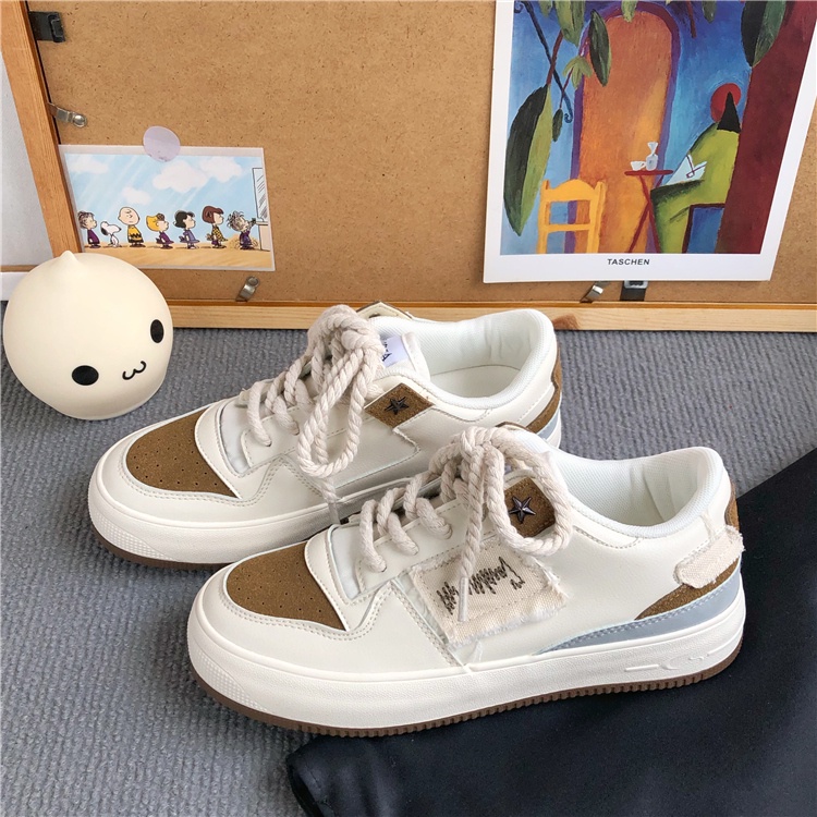 Giày Thể Thao Vải Denim Phong Cách Retro Thời Trang Cho Nữ