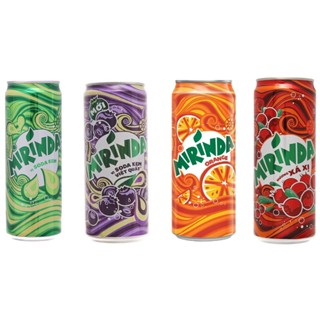 Nước ngọt Mirinda hương xá xị lon 320ml