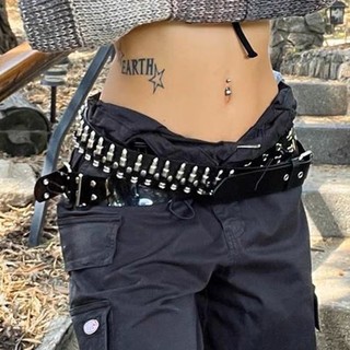 [ XxholicC ] METAL BULLET BELT - dây nịt punk goth