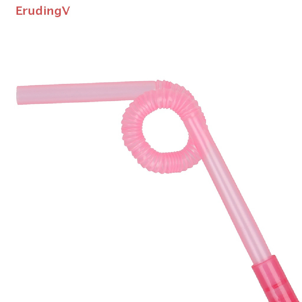 [ErudingV] Ống Hút Đôi Hình Trái Tim Độc Đáo Linh Hoạt Cho Quán Bar [Mới]