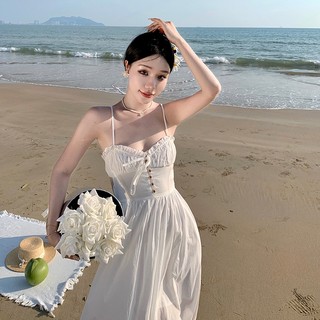 Đầm Dây Đi Biển Thời Trang Cá Tính