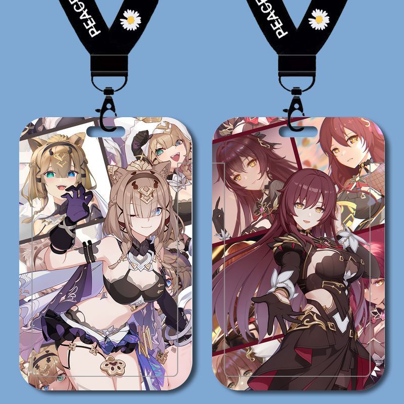 Honkai Impact 3 Elysia Bronia Fuhua Yaezakura student card holder campus card bus card meal card water card