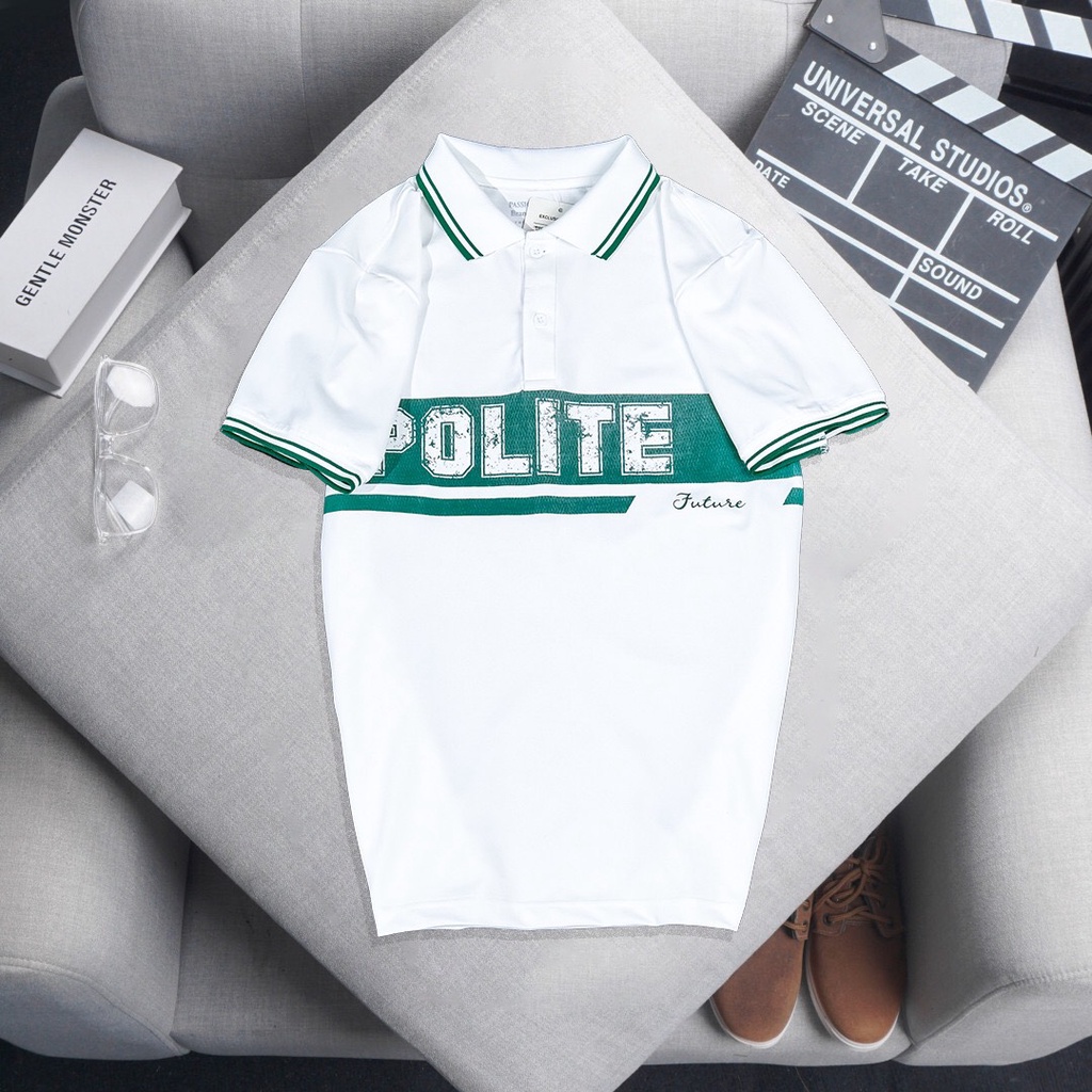 Áo thun nam POLO trơn vải cá sấu cao cấp ngắn tay - POLO POLITE FUTURE