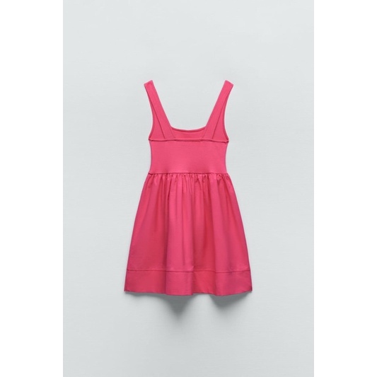 Váy 2 dây hồng Zarraa canh sale