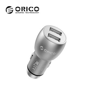 Combo 2 sạc usb trên xe ô tô 2 cổng 2.4a orico ucm-2u