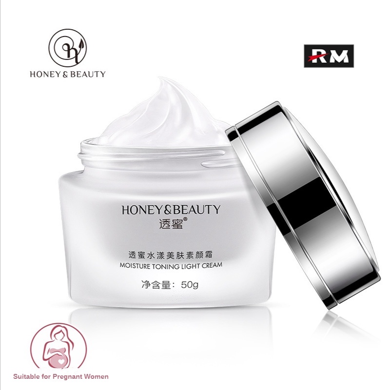 Kem Làm Đẹp Honey&Beauty Chính Hãng Kem Trang Điểm Dưỡng Ẩm Lâu Trôi Làm Sáng Kem Che Khuyết Điểm Kem BB Kem CC Kem Tách Lớp Kem Trang Điểm Màu Nude Lười Có Cho Phụ Nữ Mang Thai Làm Trắng Da