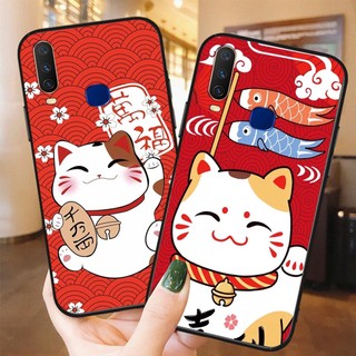 Ốp lưng vivo y15 / vivo y17 in hình mèo thần tài may mắn