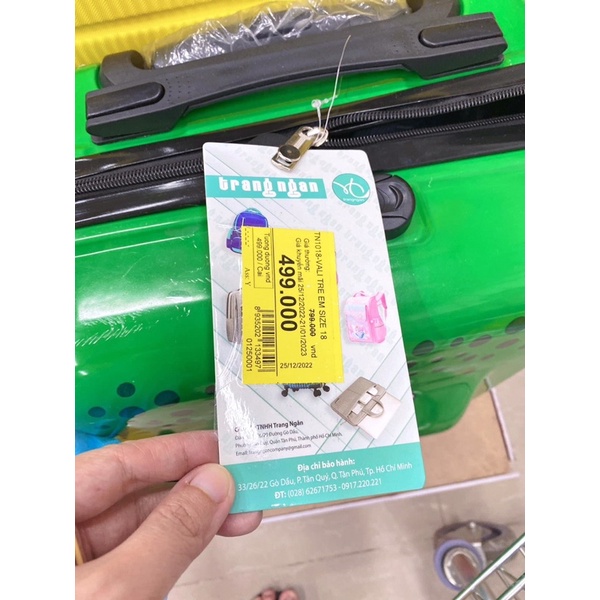 Vali kéo cho bé hình hươu/ khủng long hkm grow/Pediasure size 18 inch cho bé khám phá thế giới