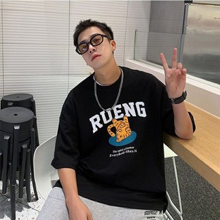 Áo thun tay lỡ unisex RUENG