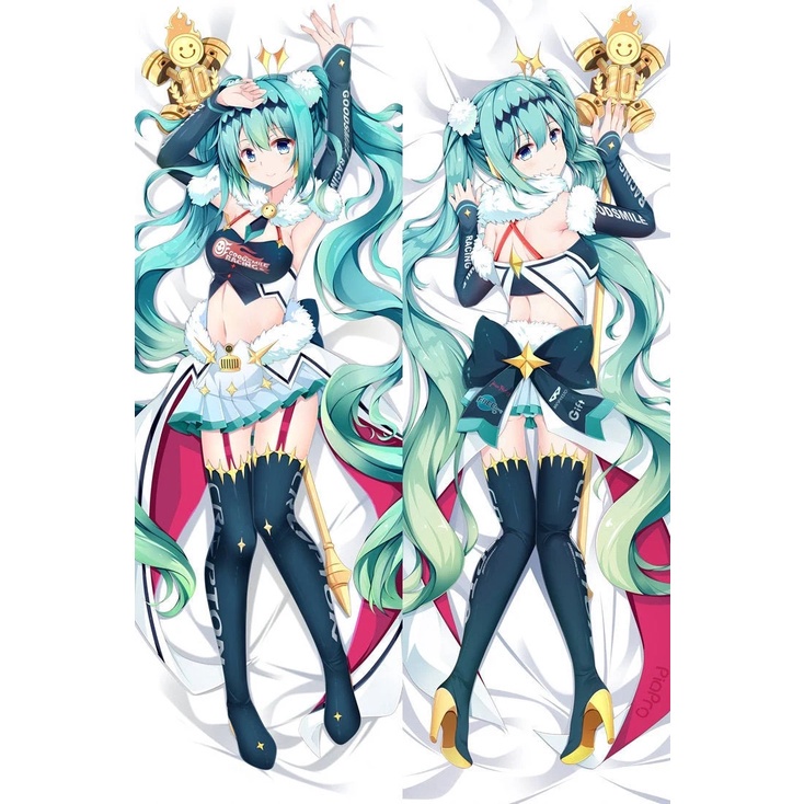 Vỏ Gối In Hình Nhân Vật Hatsune Miku 2018 150 * 50CM 50 * 150cm