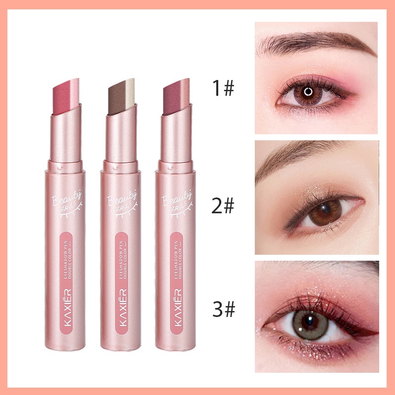 Set 6 Thỏi Phấn Mắt Hai Màu Sắc Gradient Trang Điểm Tiện Lợi