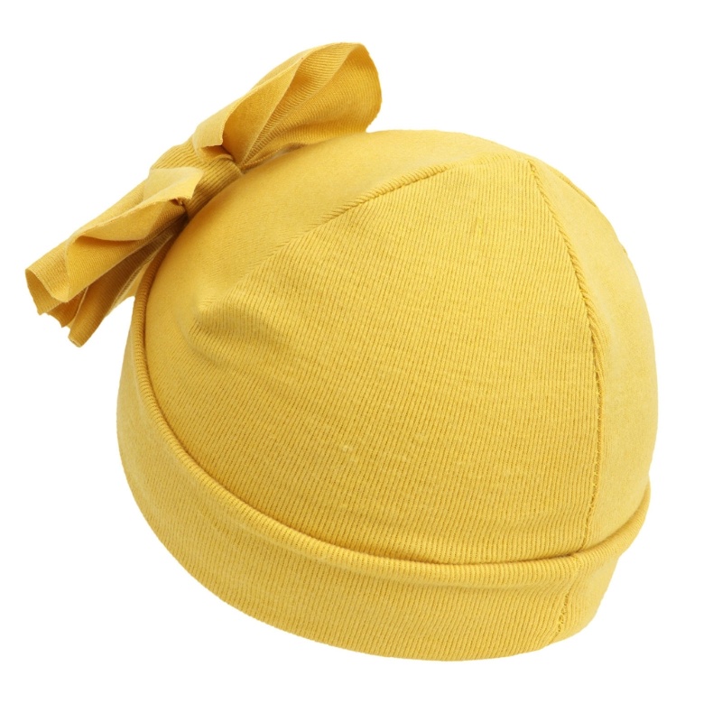 Mũ Beanie Thắt Nơ Cỡ Lớn Thoáng Khí Thời Trang Cho Bé Sơ Sinh 0-6 Tháng Tuổi