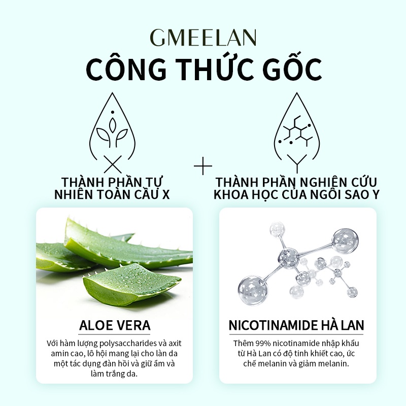Sữa rửa mặt GMEELAN amino acid dịu nhẹ cho da khô/da dầu da nhạy cảm - AMINO ACID WHITENING CLEANSING FOAM 500ML
