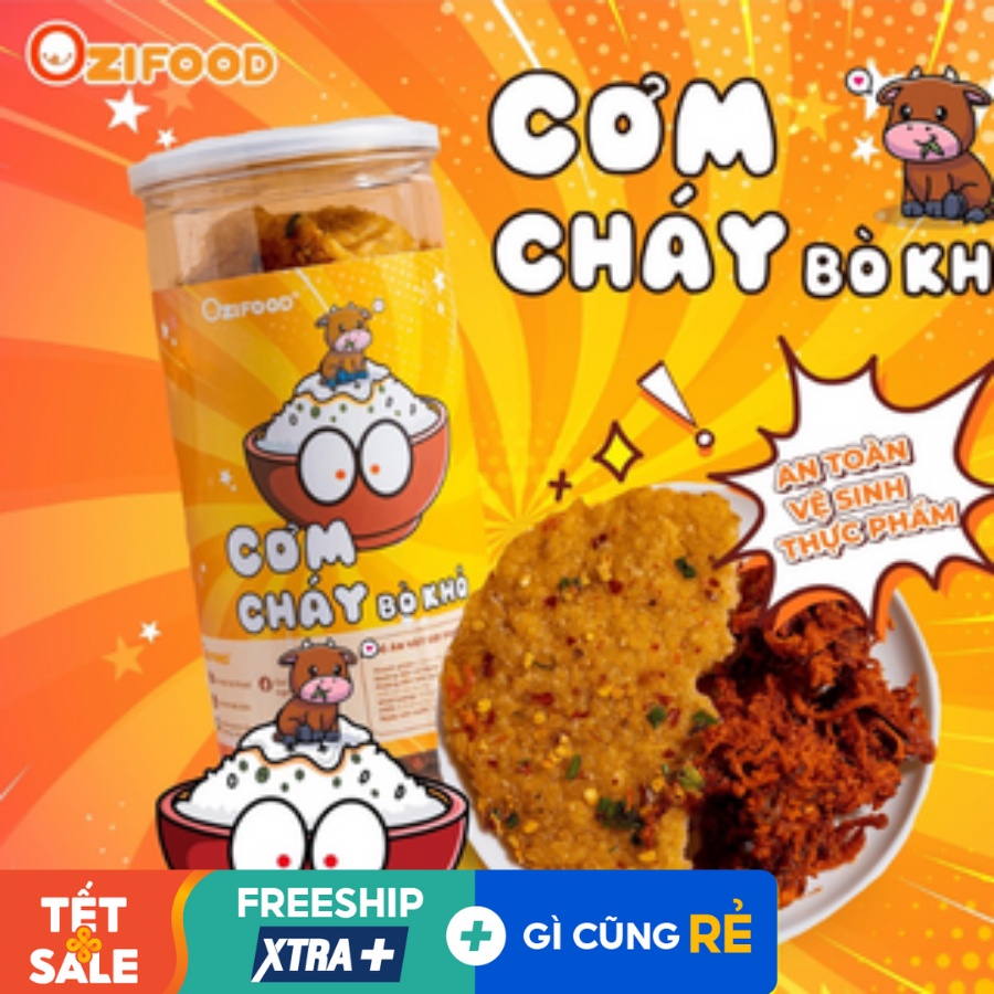 Combo Cơm Cháy Chà Bông và Cơm Cháy Bò Khô