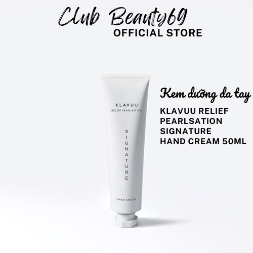 Kem dưỡng da tay Klavuu Relief Pearlsation Signature Hand Cream 50ml